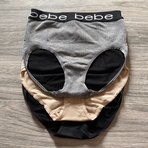 Brand New‼️ Bebe High-Waisted Brief Tri-pack